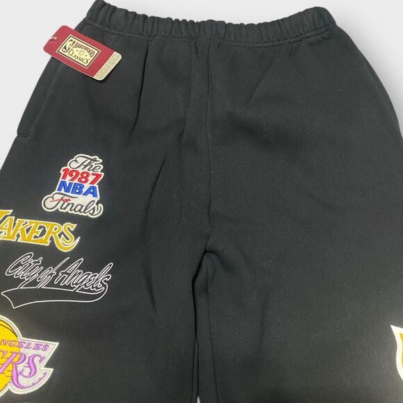 MITCHELL & NESS Los Angeles Lakers Champ City 1987 NBA Finals Sweatpants size S - Picture 4 of 11